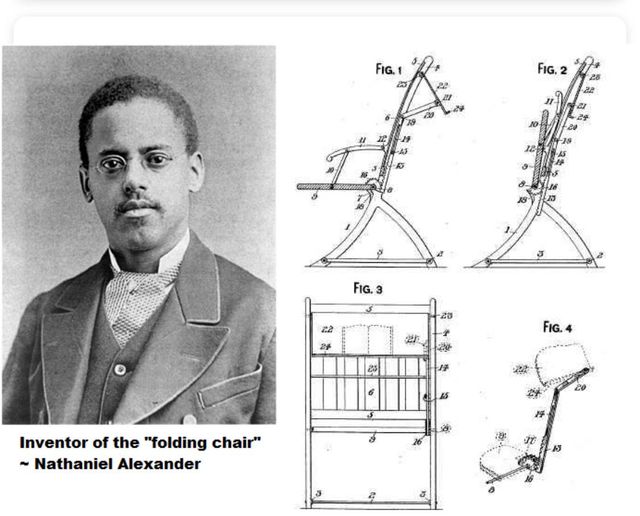 Nathaniel Alexander, inventor of folding chairs