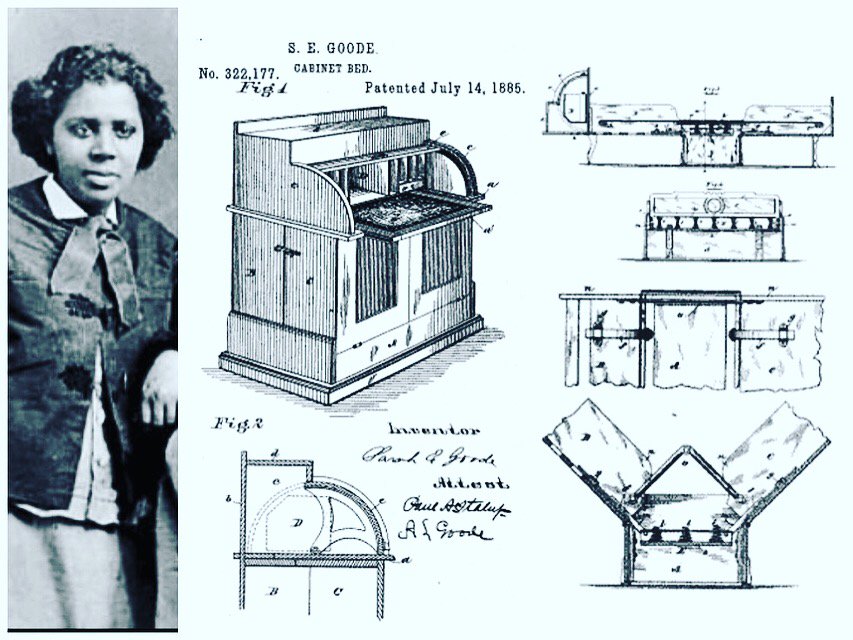 Sarah Good, inventor of the folding bed