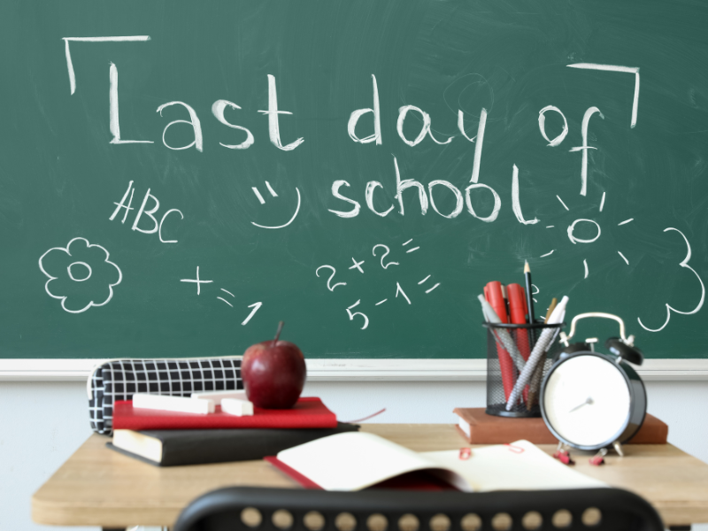 End of School - Chalk it up to the last day
